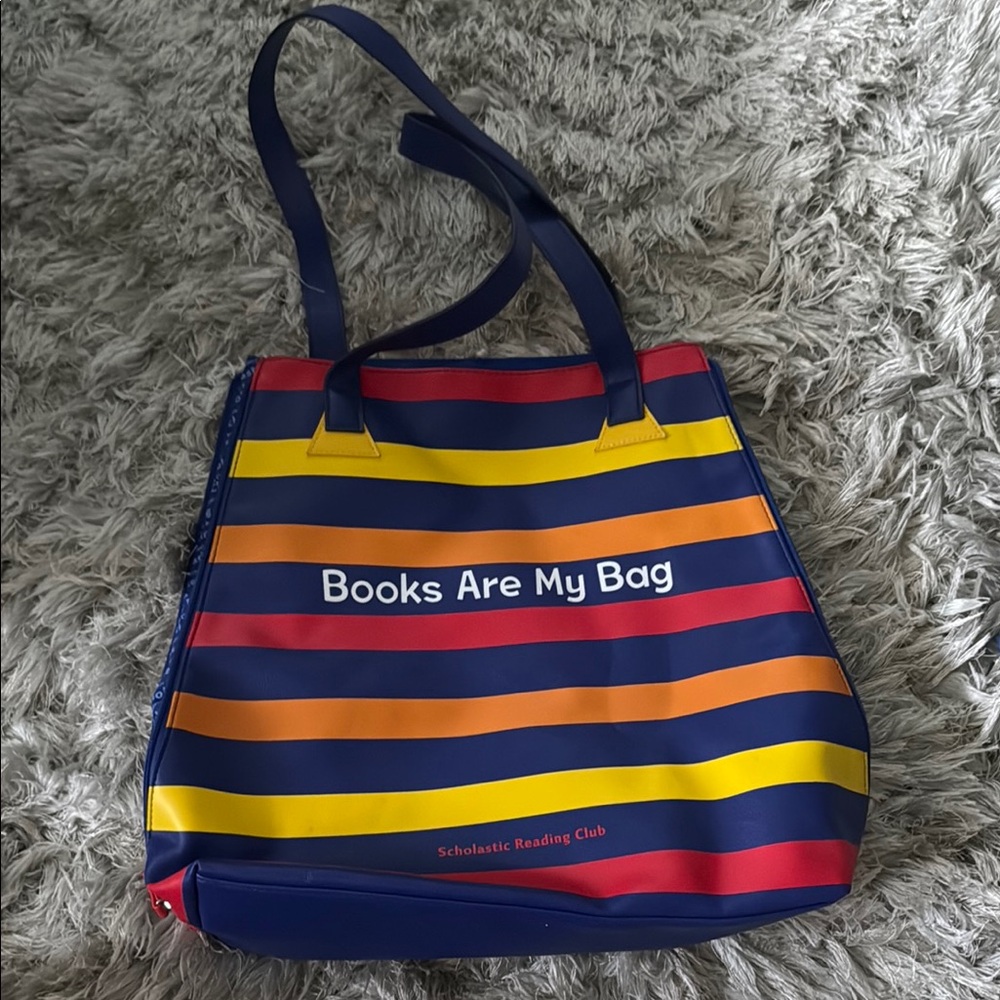 Striped Scholastic Book Bag